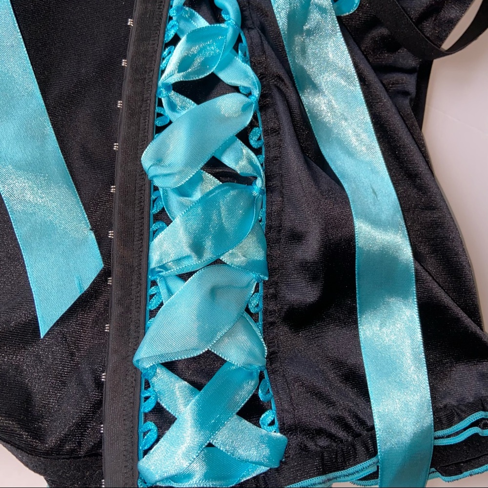 Hot Topic Bustier Corset Satin Ribbon Bows 34D - Picture 4 of 10